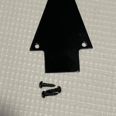 1990's Japan Ibanez RG Series Guitar Black Factory Truss Rod Cover 1 Ply image 1