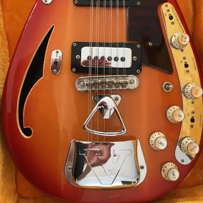 Vox Starstream XII 12 string guitar 1968 Sandburst (Rare Vintage) image 6