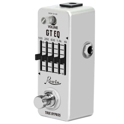 Rowin Guitar Equalizer Pedal 5-band Graphic EQ Frequency Compensator ±18dB Range LEF-317A, FREE PICKS + HOLDER+ FREE SHIP USA image 14