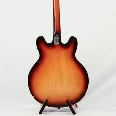Klira Hollowbody Bass 1960s Sunburst image 4