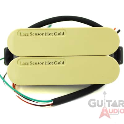 Lace Hot Gold Dually 12k Neck Humbucker Pickup, Cream, 22051-03 image 1
