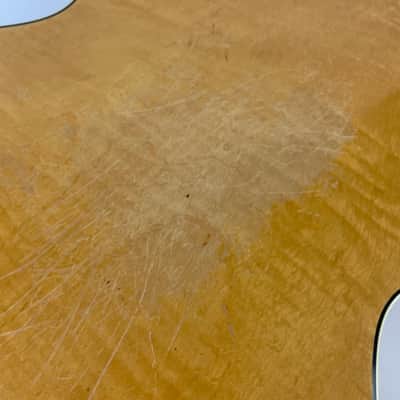 National 1120 Archtop 1950s Nice 16" Maple Body ,  with Factory Pickup, Hardshell case and Cable image 13