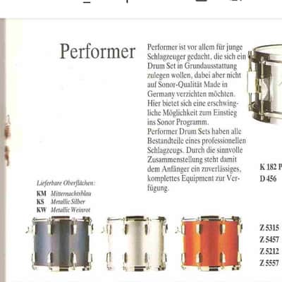 Sonor Rare Performer Beech 13 "Tom+Phonic hardware 1984 image 10