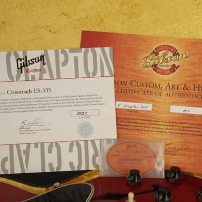 2005 Gibson ERIC CLAPTON CROSSROADS Custom Shop '64 ES-335 replica serial #001 image 20