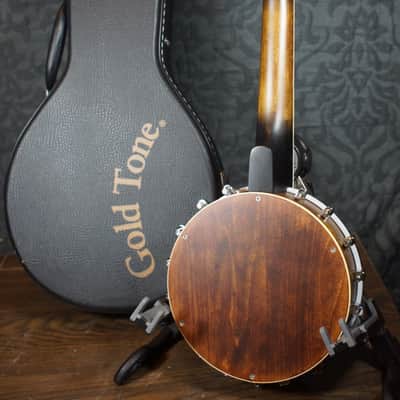 Brand New Gold Tone BUS: Soprano-Scale Banjo Ukulele with Hard-shelled Case imagen 2