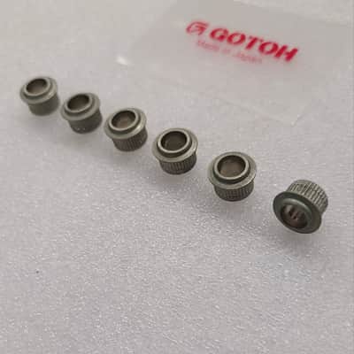 Aged Relic Nickel Gotoh SD91MG Vintage Tuner Bushings 6mm ID 9.2mm OD image 3