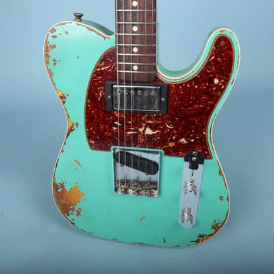 2020 Fender Custom Shop 60 HS Telecaster Custom Heavy Relic Sea Foam Green L.E. image 3
