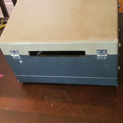 Voice of Music 10 Watt 166-A Mono Tube Amplifier Combo Jensen 6x9 AlNiCo woofer tweeter guitar 8809 8810 1958 Grey Cream image 4