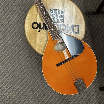 Kentucky KM-272 Deluxe Oval Hole A-Style Mandolin Transparent Amber w/ Case image 6