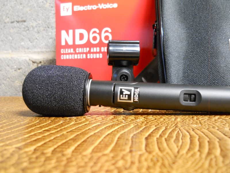 Electro-Voice ND66 Small-Diaphraghm Cardioid Condenser Microphone - Black image 1