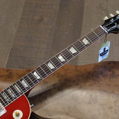 Lefty! 2024 Gibson Custom Shop '58 Reissue Les Paul Standard Electric Guitar Faded Cherry Sunburst + COA OHSC image 7