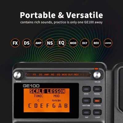 MOOER GE100 Multi-Effects Guitar Pedal (Price includes the import duty for US buyer) image 3