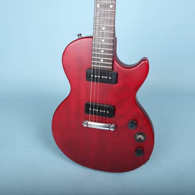2015 Epiphone Les Paul Special I P90 Worn Cherry image 3