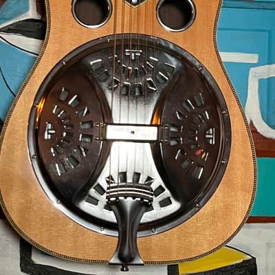 Scheerhorn L Body Spruce and Rosewood Resonator Guitar with Calton Case image 2