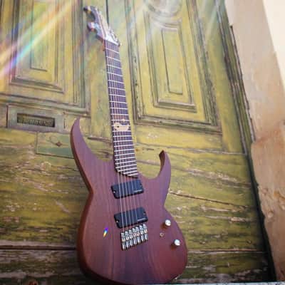 MC Guitars MC-72 | Multiscale | 7 stringer 2016 Natural Walnut image 19