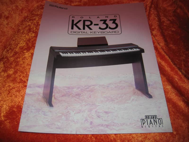 Roland KR-33 Digital Piano Keyboard From 1989 image 1