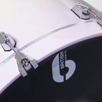 British Drum Company Enigma 3pc Club Drum Set Lavender Haze. New with Full Warranty! image 7