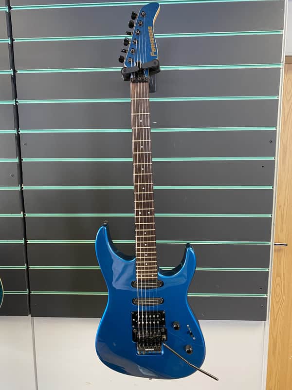 Fernandes Super Strat Style Blue Made in Japan Electric Guitar