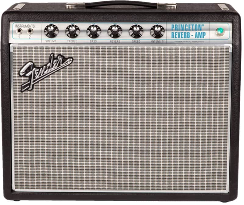 Fender - '68 Custom Princeton Reverb - Combo Amplifier - Black image 1