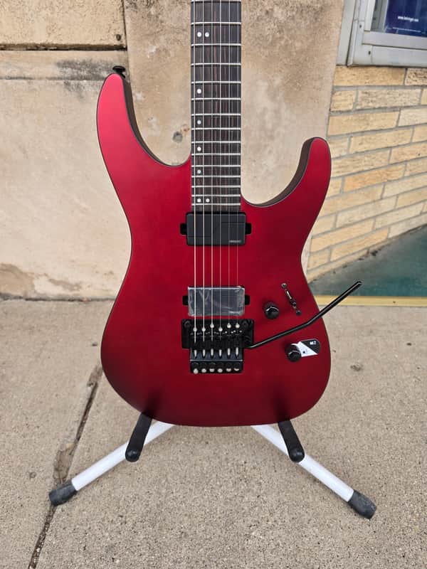 ESP LTD M-1000 2025 - Candy Apple Red Satin image 1