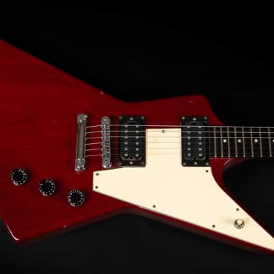 1989 Gibson Explorer with Ebony Fretboard - Wine Red | USA Vintage Post Norlin Era Bill Lawrence “The Original” Humbucker Pickups 3.65kg | OHSC image 4