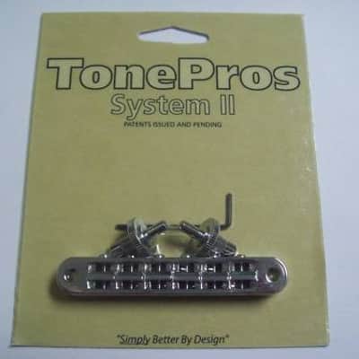 Tone Pros TP6-N Standard Nashville Tunematic Bridge, NICKEL