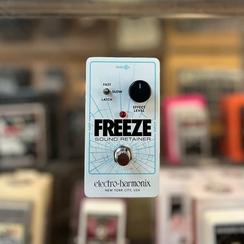 Electro-Harmonix Freeze Nano Sound Retainer Sustain Pedal 2010 - Present - Blue / Gray image 1