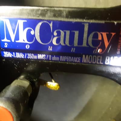 MCCAULEY B1540 15" BASS SPEAKER MONSTER SPL DRIVER 8 OHMS MASSIVE MAGNET PMR B1540 image 4