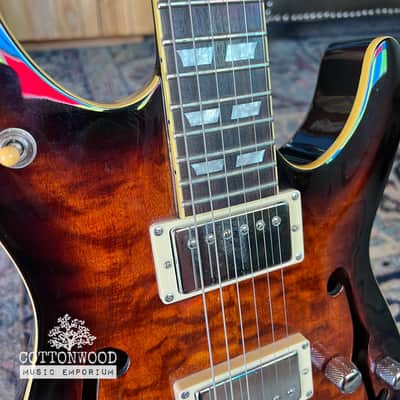 2006 Schecter Diamond Series C-1 E/A Semi-Hollow Hybrid Guitar – Dark Vintage Sunburst image 4