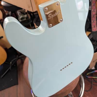 Squier Classic Vibe 50's Telecaster Electric Guitar Sonic Blue Finish image 3