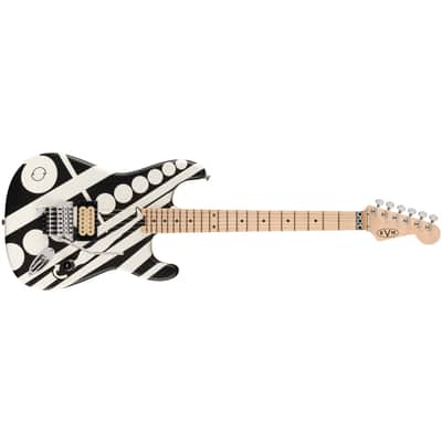 EVH Striped Series Circles Black and White Stripes EVH image 8