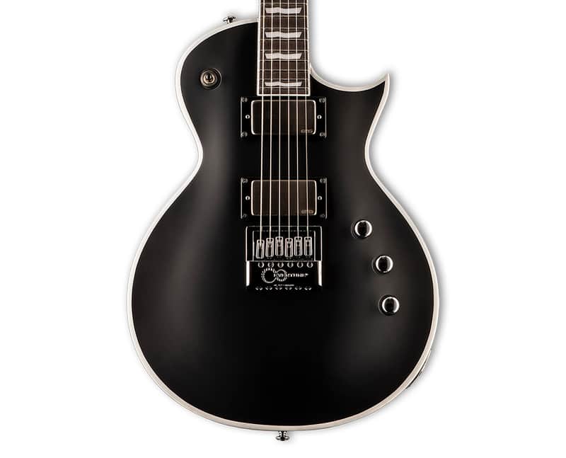 ESP LTD EC-1000/ET w/ Bold Binding Electric Guitar - Black Satin - B-Stock image 1
