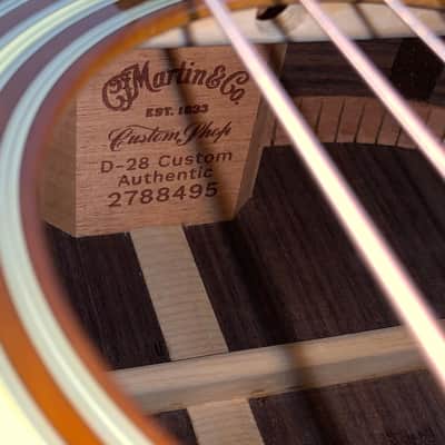 2023 Martin Custom Shop 1937 Authentic D-28 Ambertone Stage 1 Aging Dreadnought CANNON! Aged image 25