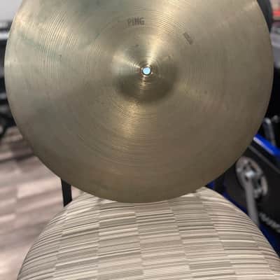 20” Zildjian A PING RIDE 1960s-1970s Vintage - Traditional image 2