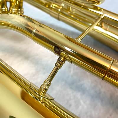 Near Mint King 627 Baritone Horn 3 Valve With Case & Mouthpiece (See Demo) image 5
