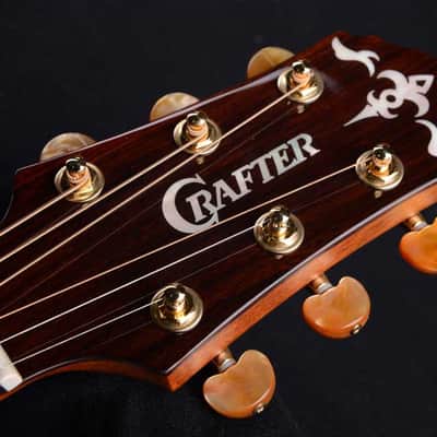 Crafter KPG-036 SR PREMIUM GA Acoustic Guitar Pegasus Inlay Top & Back Solid image 2