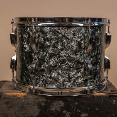 1971 Ludwig 9x13 Black Diamond Pearl Tom image 5