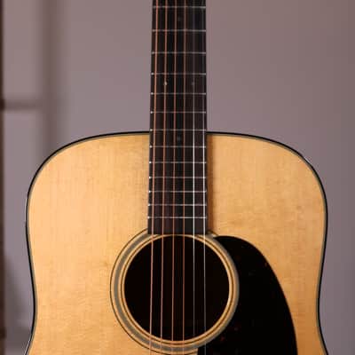 VERY RARE Martin USA D-18 Standard Y25 Dreadnought - Flame Mahogany Neck, Natural image 5