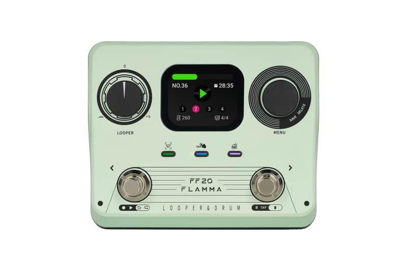 FLAMMA FF20 Stereo Dual Footswitch Looper Drum Machine Pedal,Price include the import duty to USA image 1