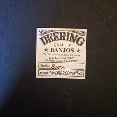 Deering USA Boston 5-String 11" Resonator Banjo w/Hard Case image 6