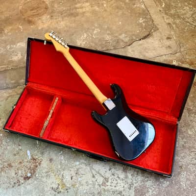 MIJ Fender Stratocaster ST62 SQUIER E serial c 1985 - Black original vintage Japan Fujigen image 8
