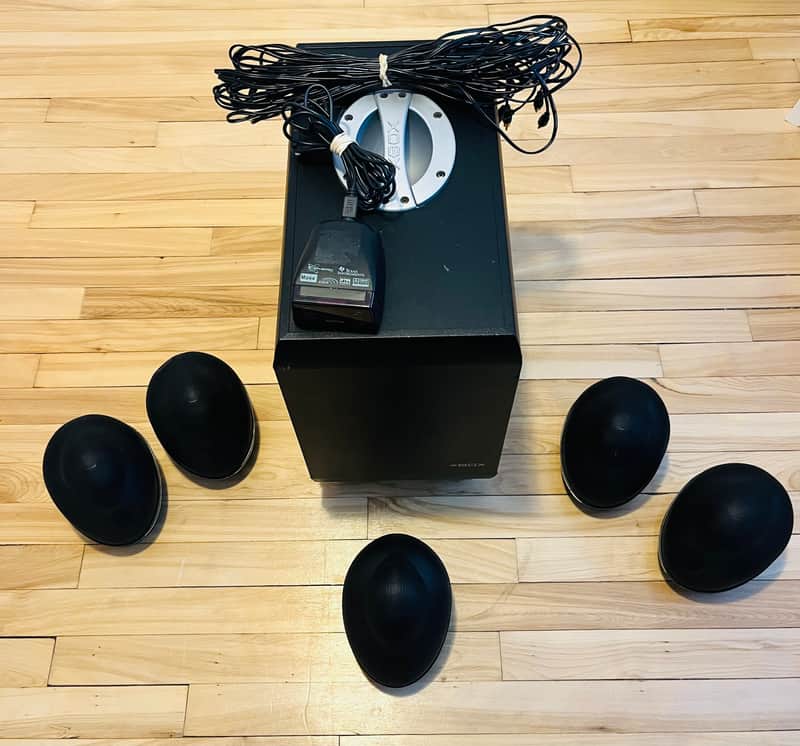 Rare XBOX SphereX 5.1 Surround Sound System *Tested* Works! image 1