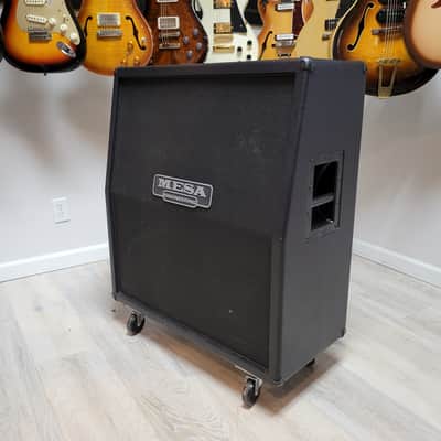 Mesa Boogie 4x12 4FB Rectifier Oversized Slant Cab 2019 w/Slip Cover, Excellent - Black image 3