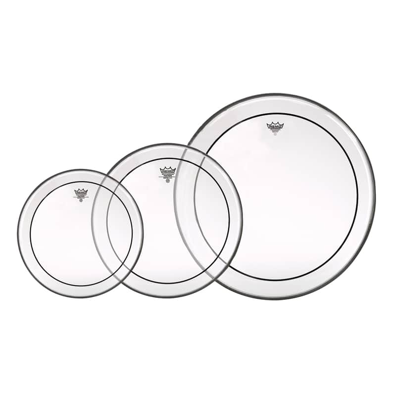 Remo Pinstripe Clear Drum Head Pack 10/12/16" image 1