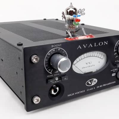 Avalon V5 Black Mic Preamp Instrument D.I.-Re-Mic + Wie Neu + 1,5 Jahre Garantie image 1