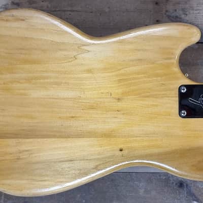Fender Musicmaster Bass 1978 Natural Refin image 5
