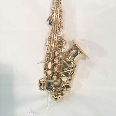 Musikwerks Curved Bb Soprano Saxophone in Gold Lacquer-New-w/Case and Extras! image 3