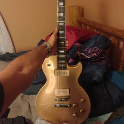 Greco Eg800 goldtop p90s 1977 - Gold image 3
