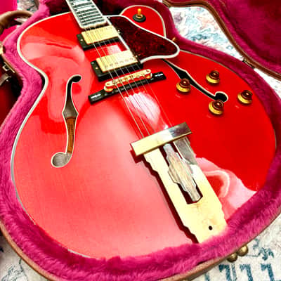 1998 Gibson L5-CT "FIGURED CHERRY RED" Custom Historic Series + OHSC image 1
