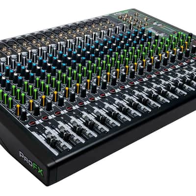 Mackie ProFX22v3 22-Channel 4-Bus Pro Effects Mixer w/USB+Se Electronics Mic image 6
